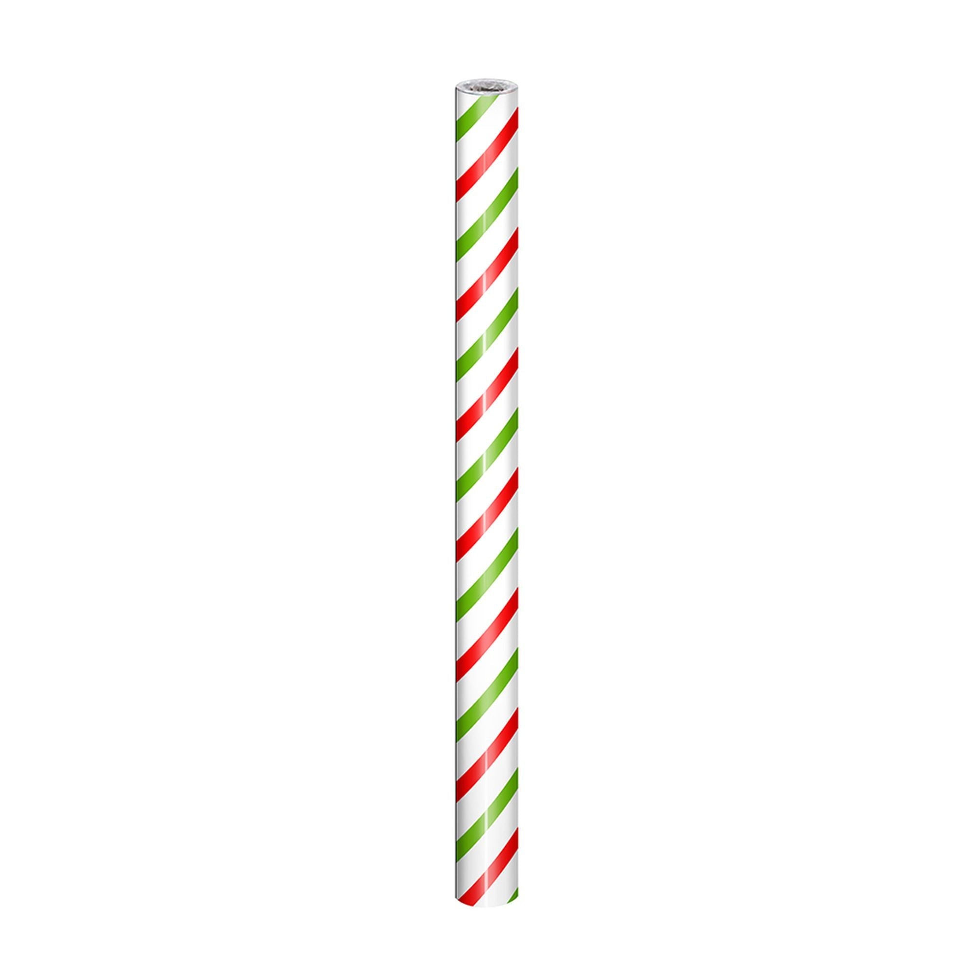 Christmas Gift  Wrapping Paper -  Stripes, 70Cm X 5M, 1Roll