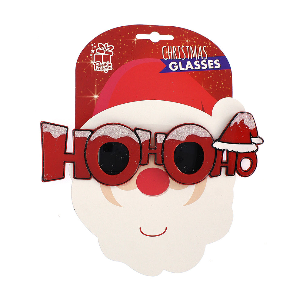 Christmas Glasses - Ho Ho Ho, 1Pc