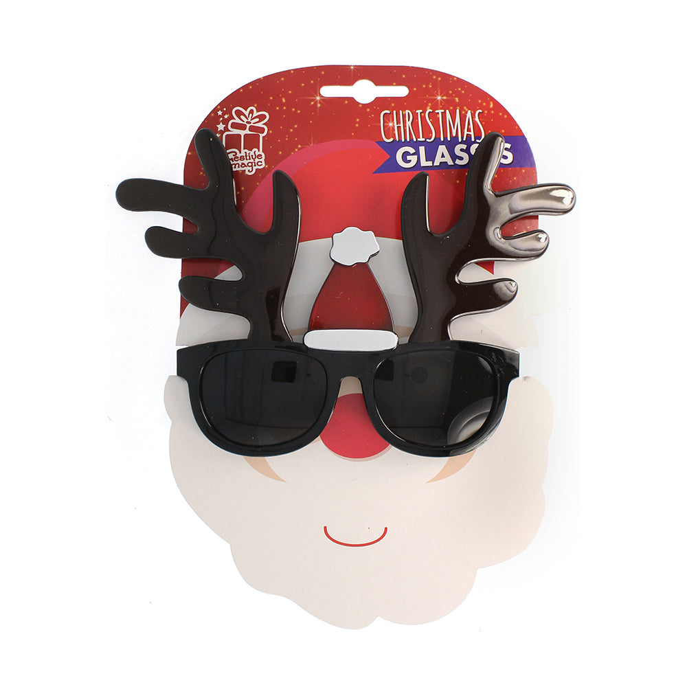 Christmas Glasses - Cool Reindeer, 1Pc
