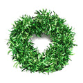 Tinsel Wreath Green 25cm XB0887 1pc