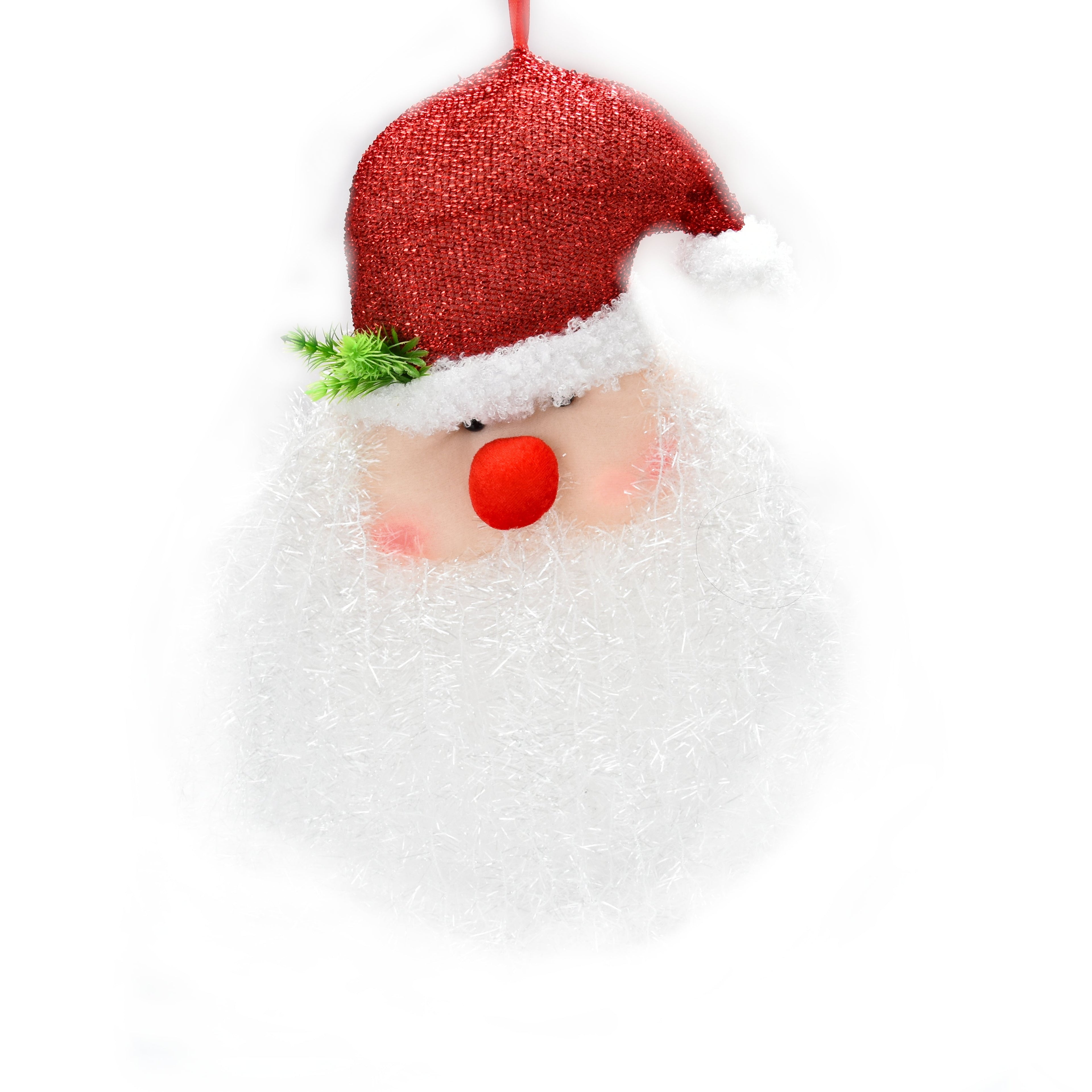 Christmas Hanging Decoration - Light Up Santa, 50cm