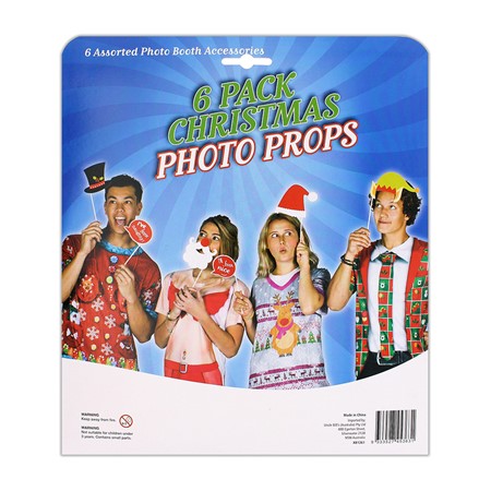 Christmas Photo Props - Pack Of 6Pc