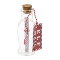 Elf Mail Glass Bottle with Cork Lid - Pink, 9cm, 1pc