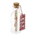 Elf Mail Glass Bottle with Cork Lid - Yellow, 9cm, 1pc