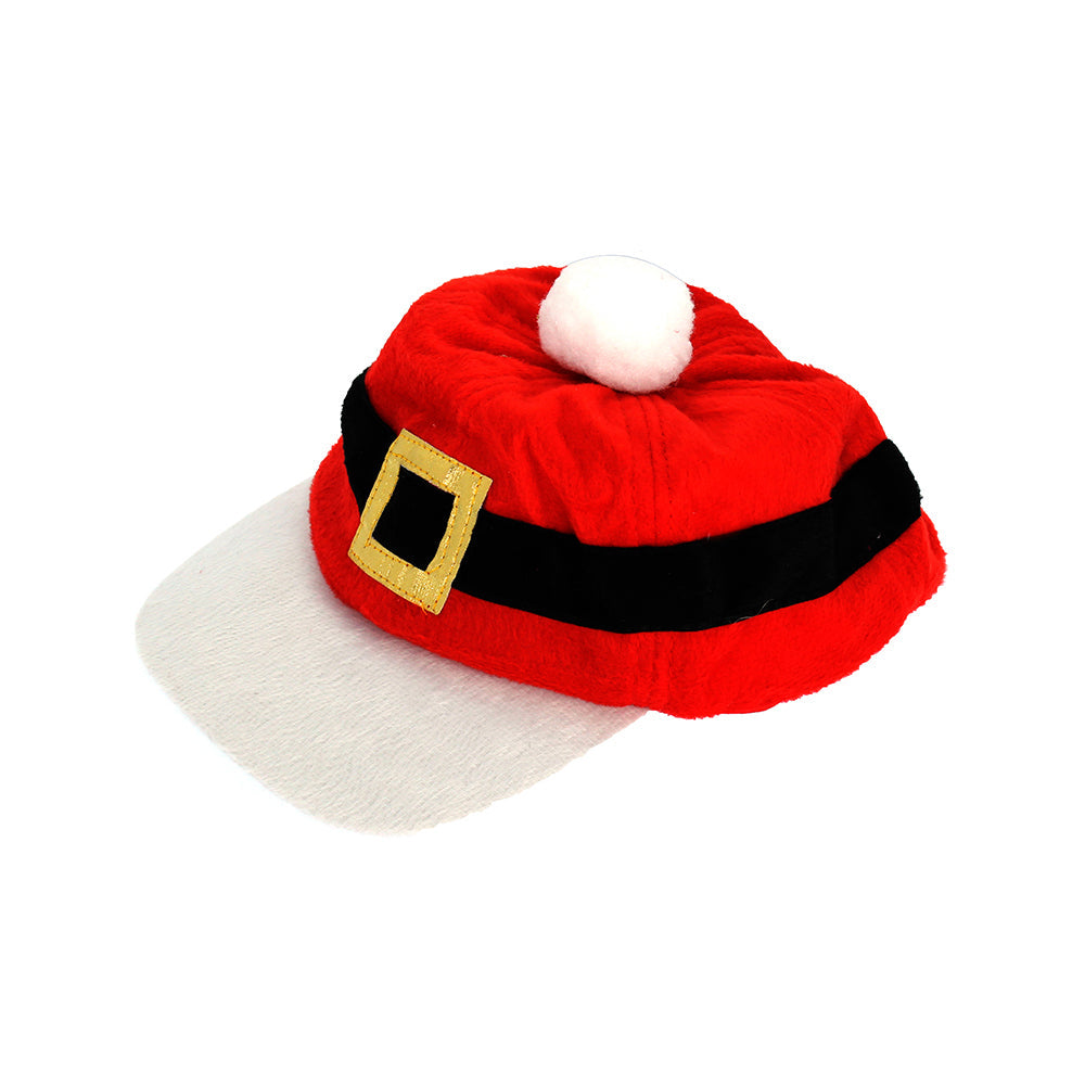 Christmas Baseball Cap - Santa Suit Belt,  Assorted Color 1pc