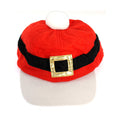Christmas Baseball Cap - Santa Suit Belt,  Assorted Color 1pc