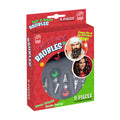 Hair And Beard Baubles - Assorted Colours, Pack of 9pc