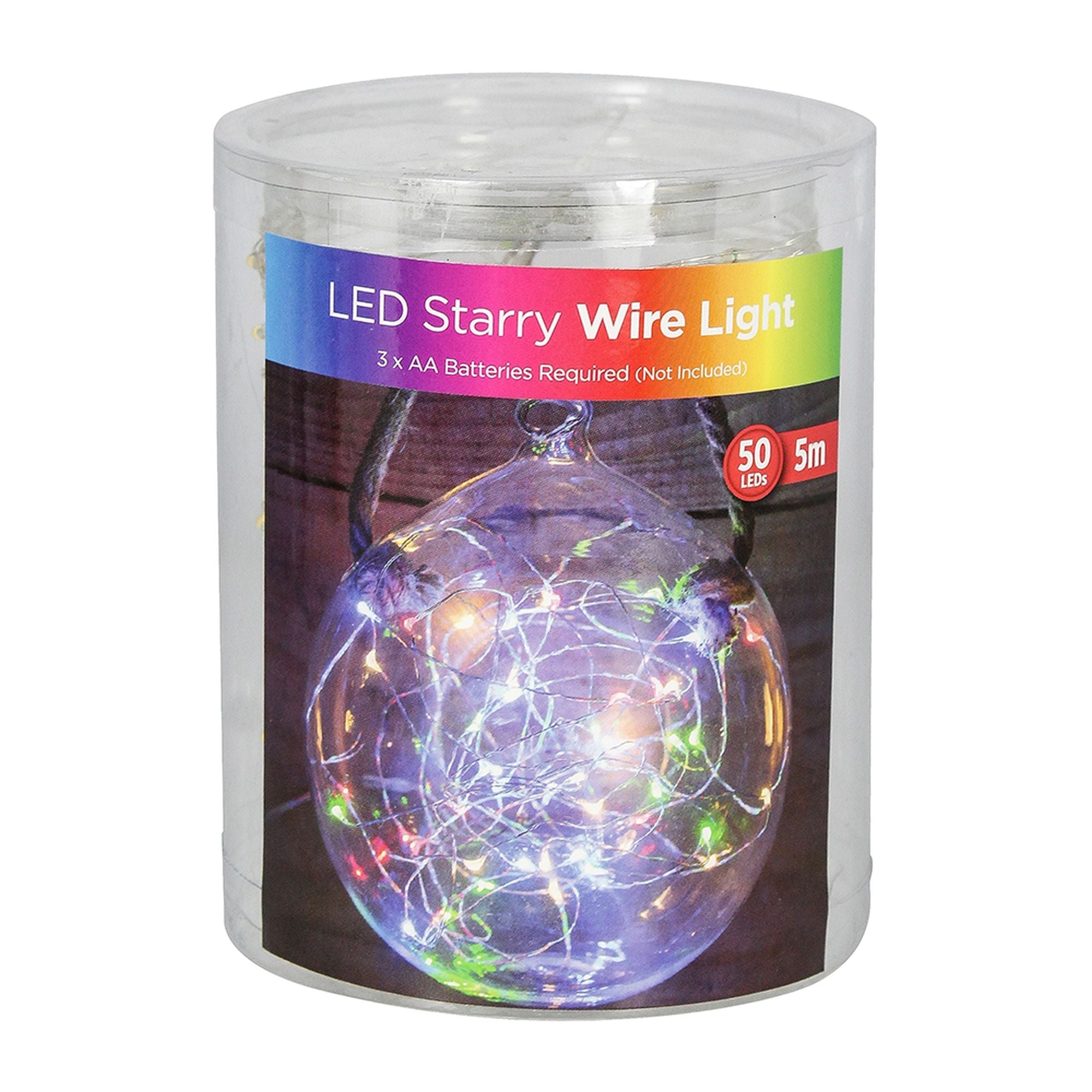 Led Starry Wire Light - Golden, 50 Lights, 5M