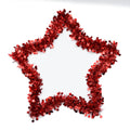Tinsel Deco Star - Red, 1 pc, 38 CM