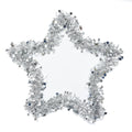Tinsel Deco Star - Silver, 1pc, 38 CM