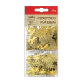 Christmas Shaker Confetti  - Angels & Reindeers, Gold, 15g