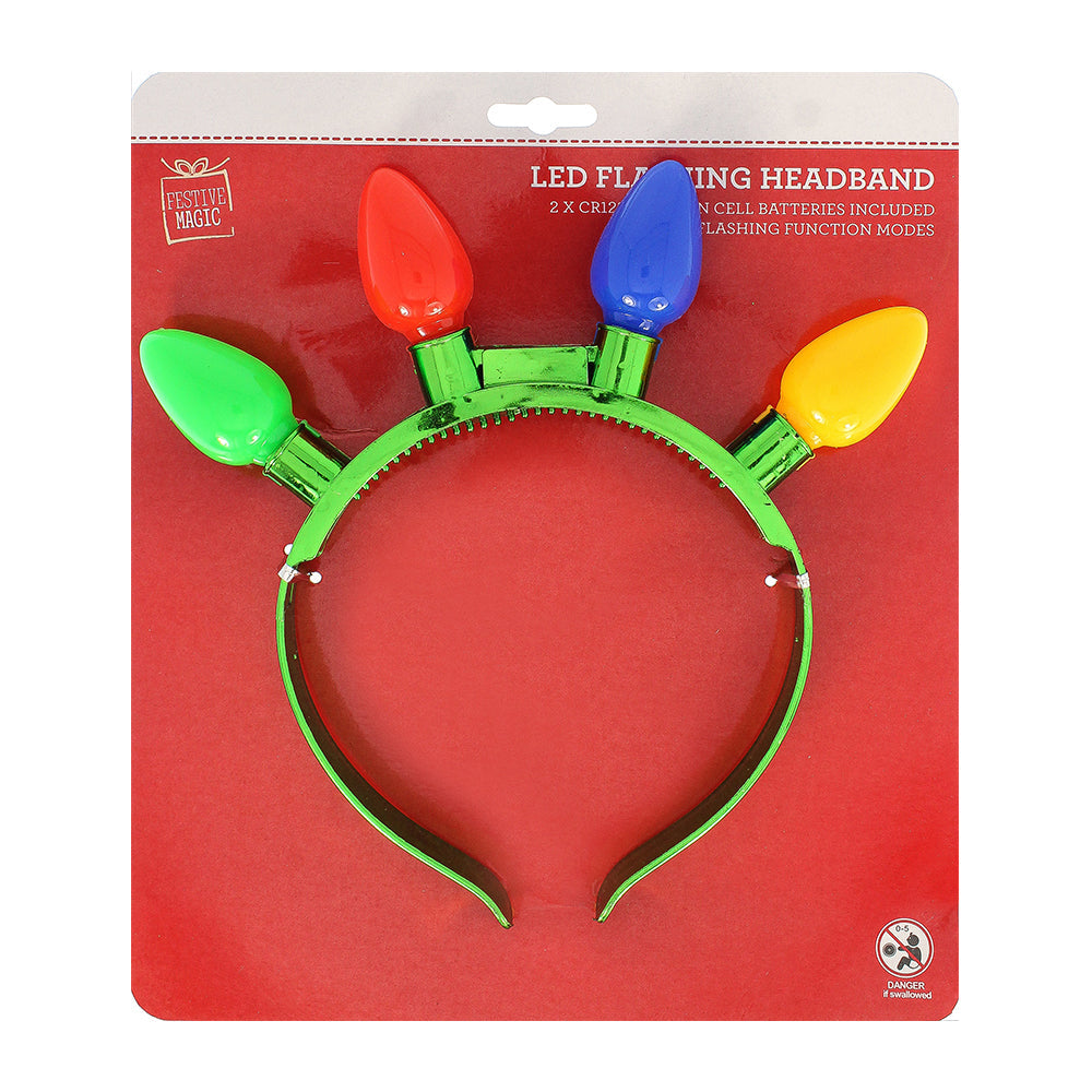 Led Flashing Headband - 1Pc