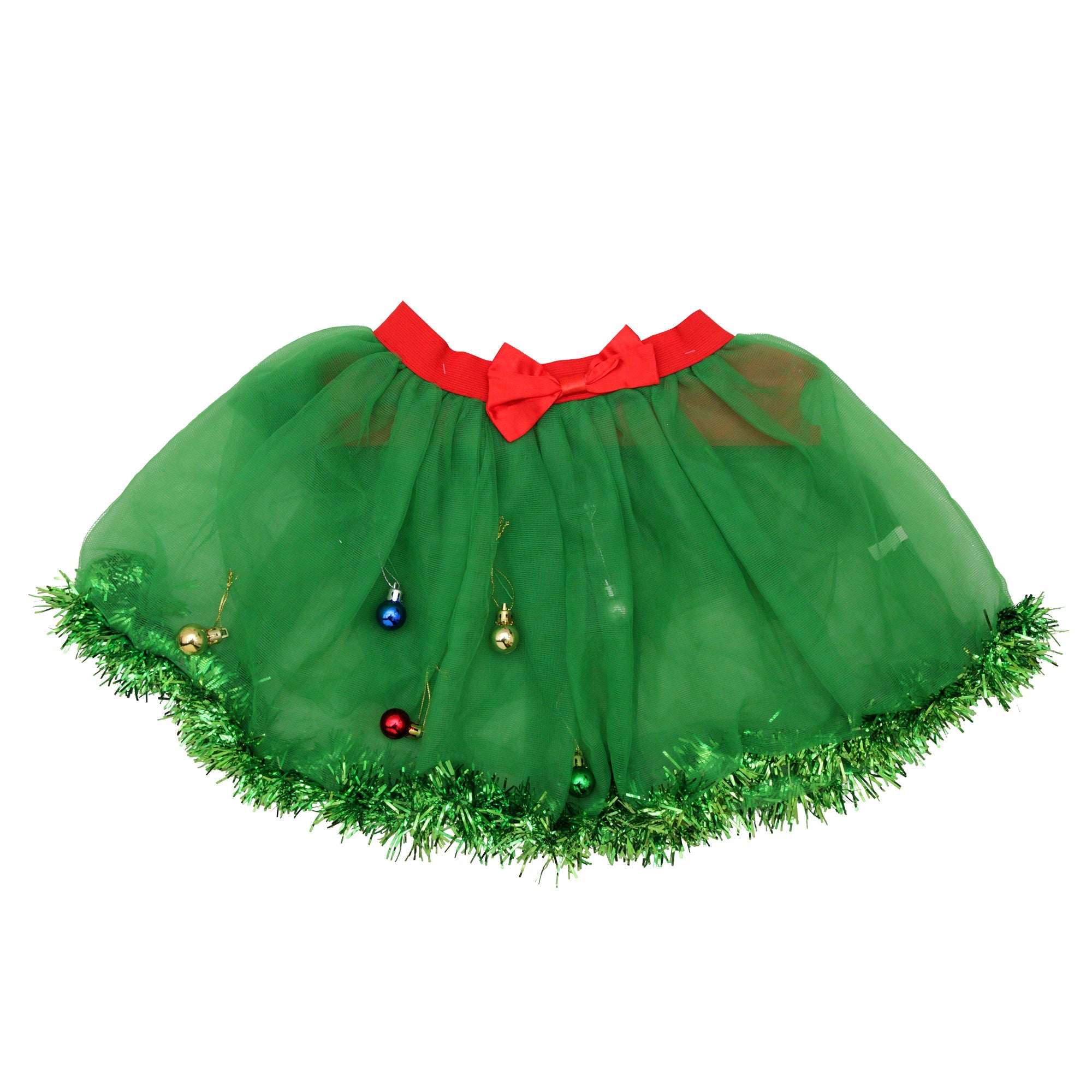 Ladies Tutu Organza Green 1pc