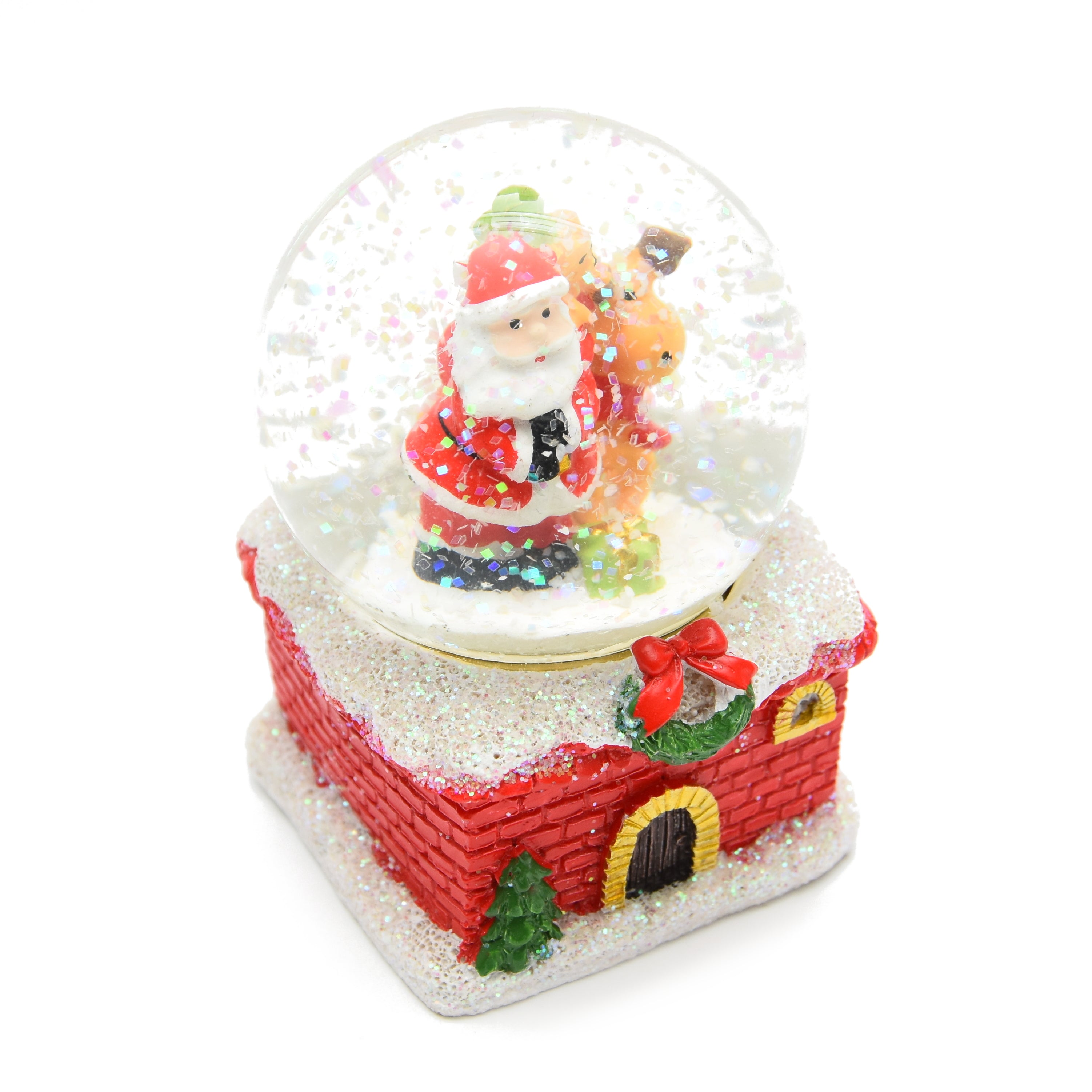 Christmas Snow Globe Waterball Assorted - Santa  and Reindeer