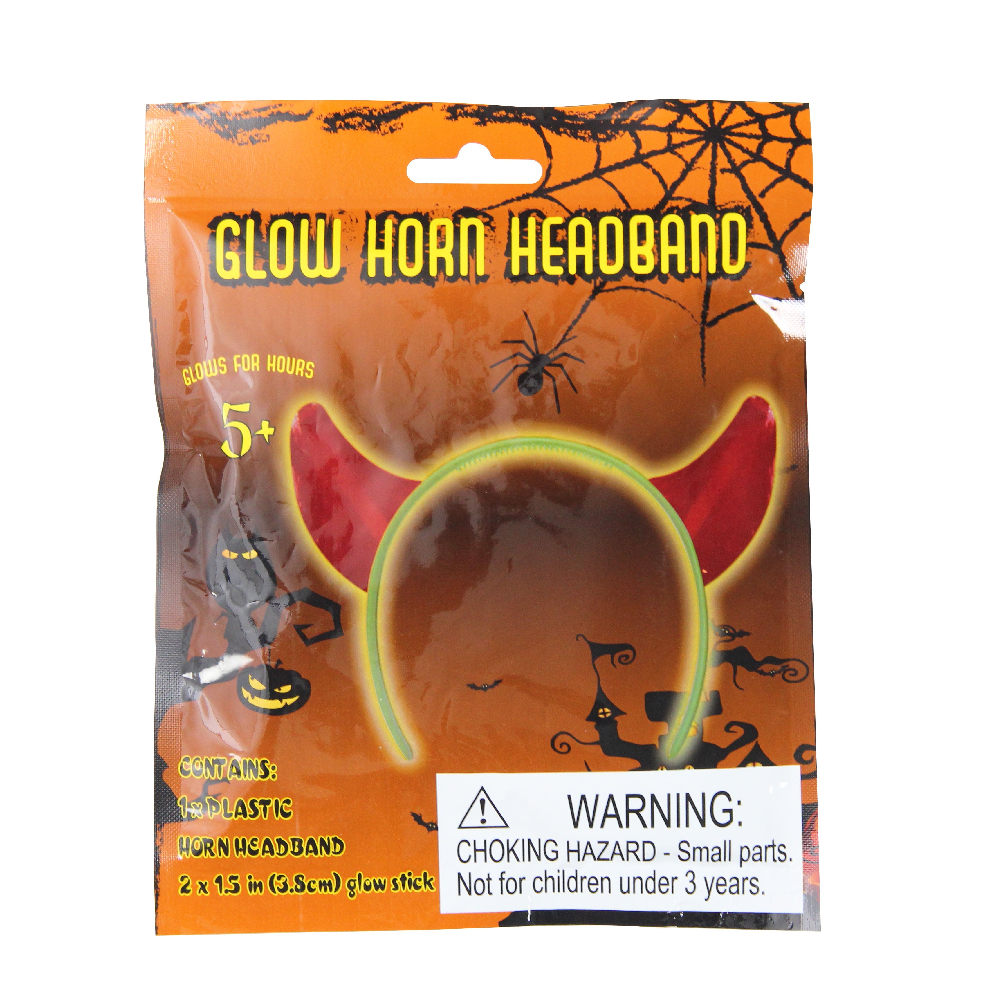 Glow Devil's Horn Headband - 1 Pack