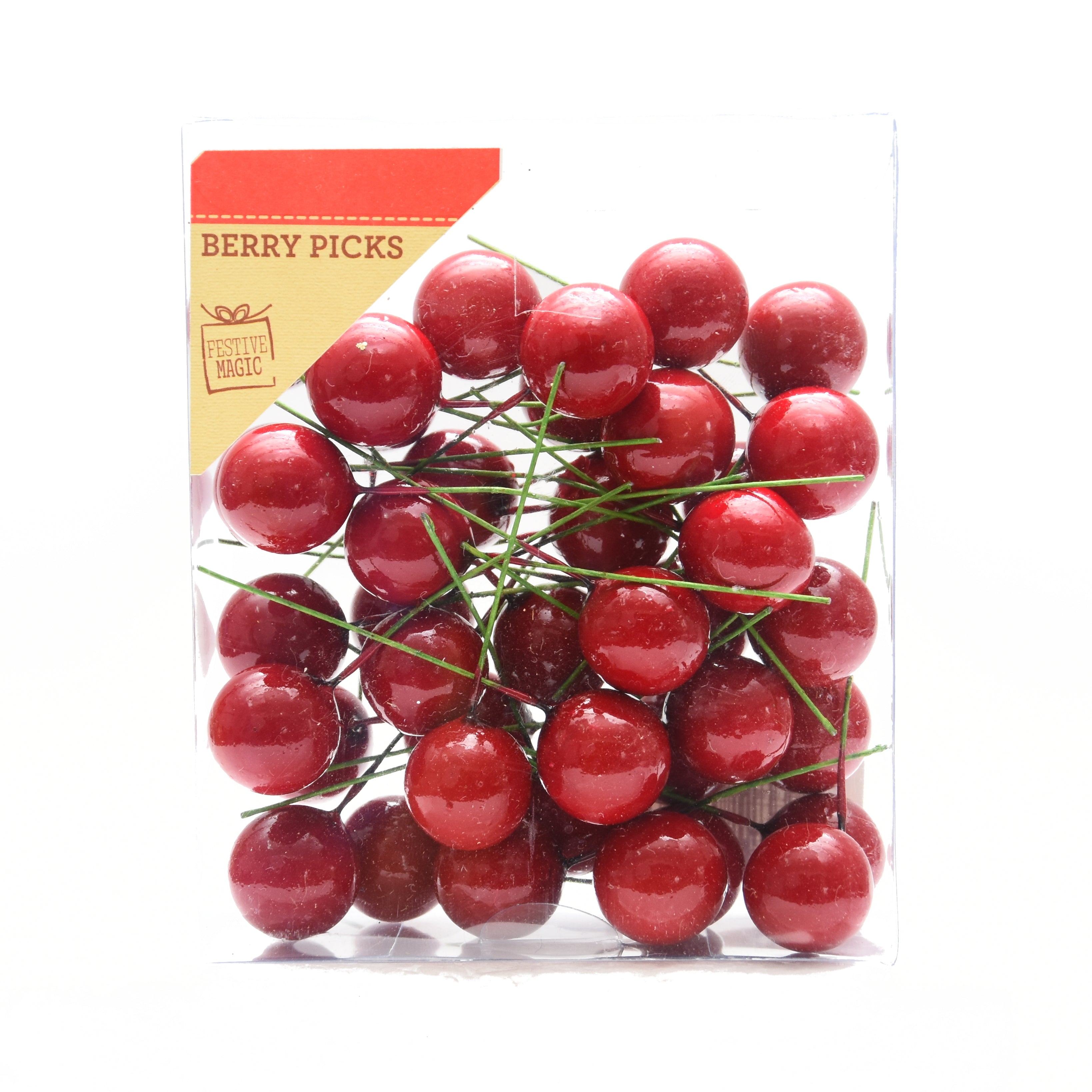 Christmas Decoration - Cherry, Small, 40pc