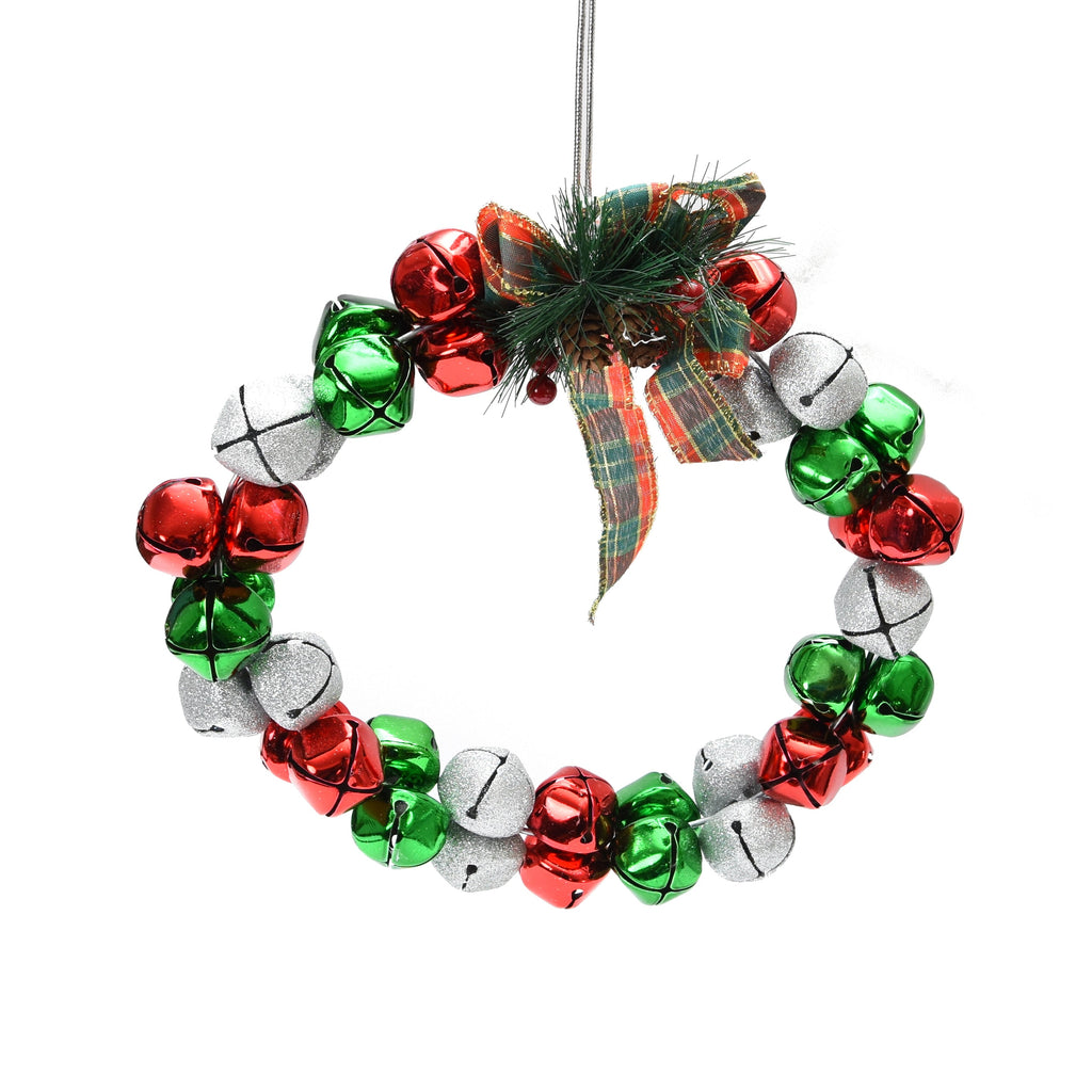 Festive Nutbell Wreath - Joyful Christmas, 26cm, 1pc