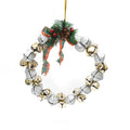 Festive Nutbell Wreath - Merry Christmas, 26cm, 1pc