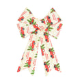 Christmas Vintage Printed Bow - Christmas Cheer, 23x35cm