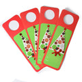 Wine Bottle Gift Tag - Christmas Tree, 4pc