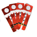 Wine Bottle Gift Tag - Santa Outfit, 4pc