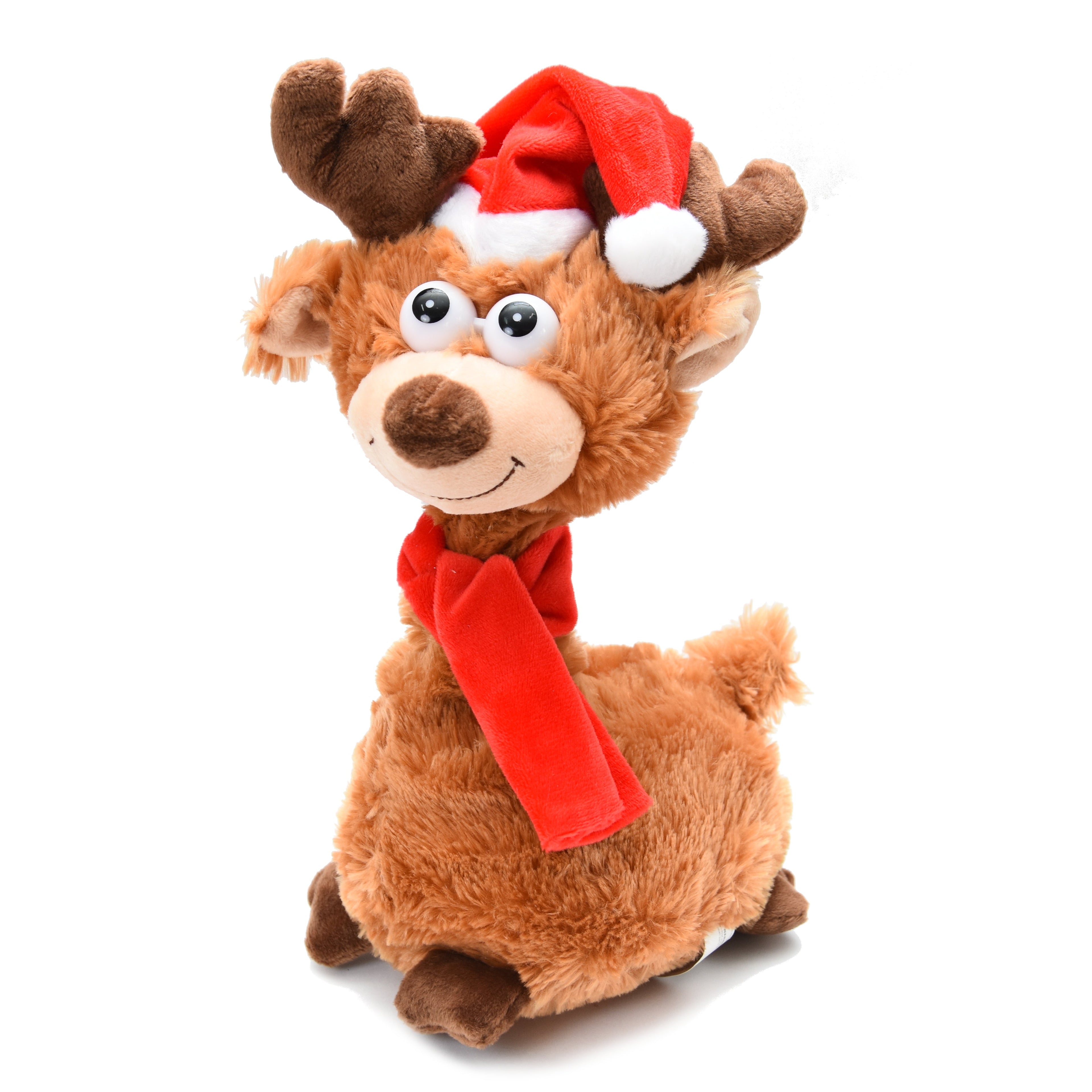 Sing & Twist Reindeer - 1pc, 30 CM, Battery Operated
