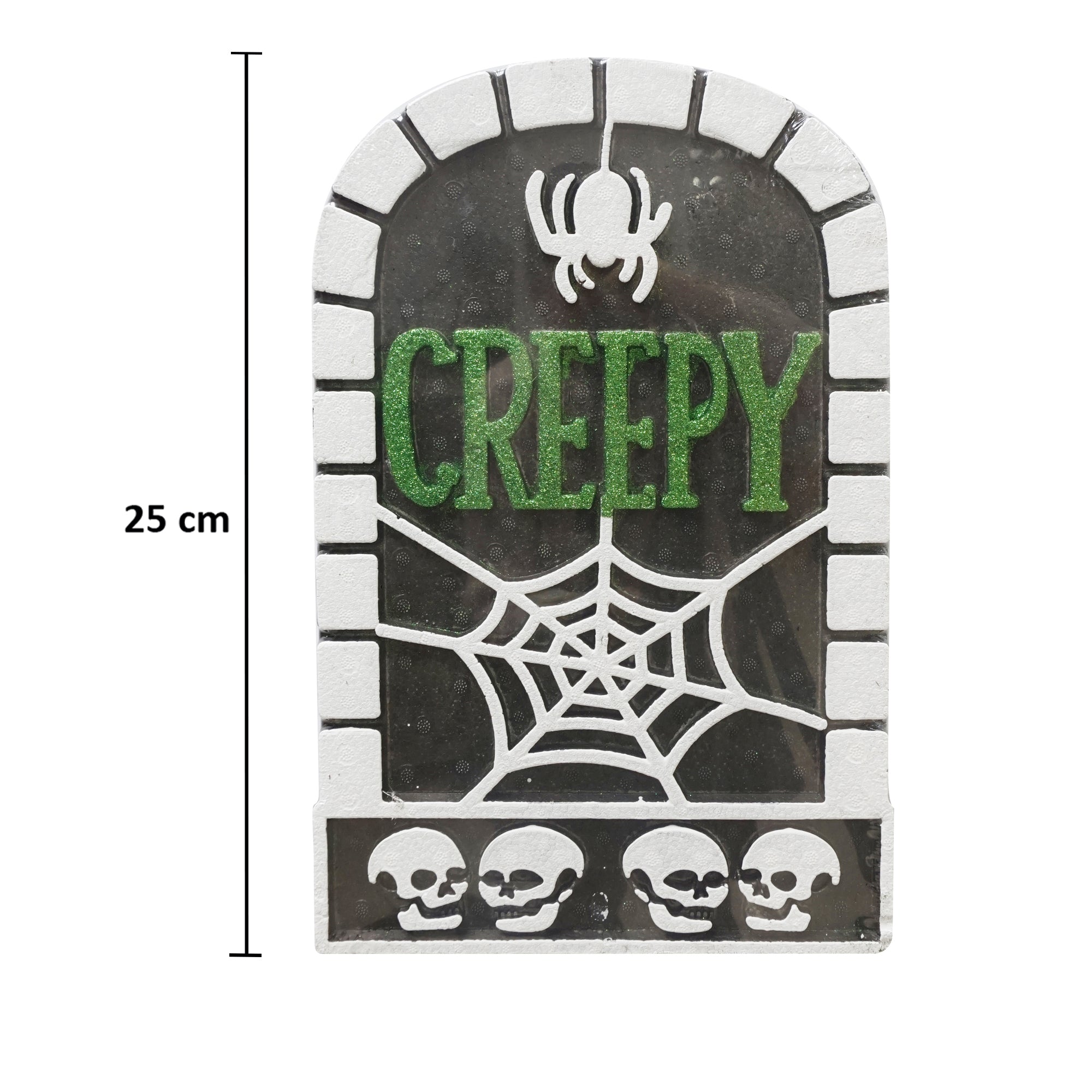 Thermocol Tombstone Creepy 25cm