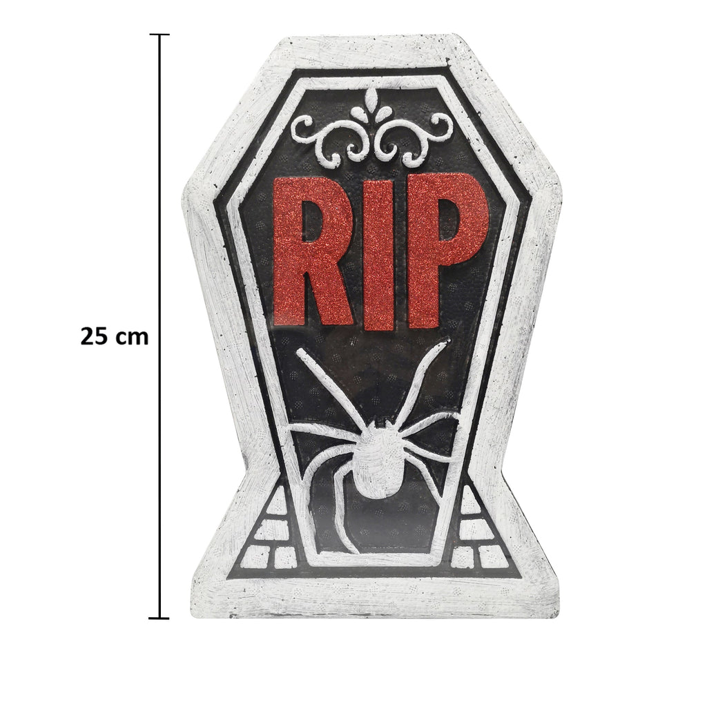 Thermocol Tombstone RIP 25cm assorted  1pc
