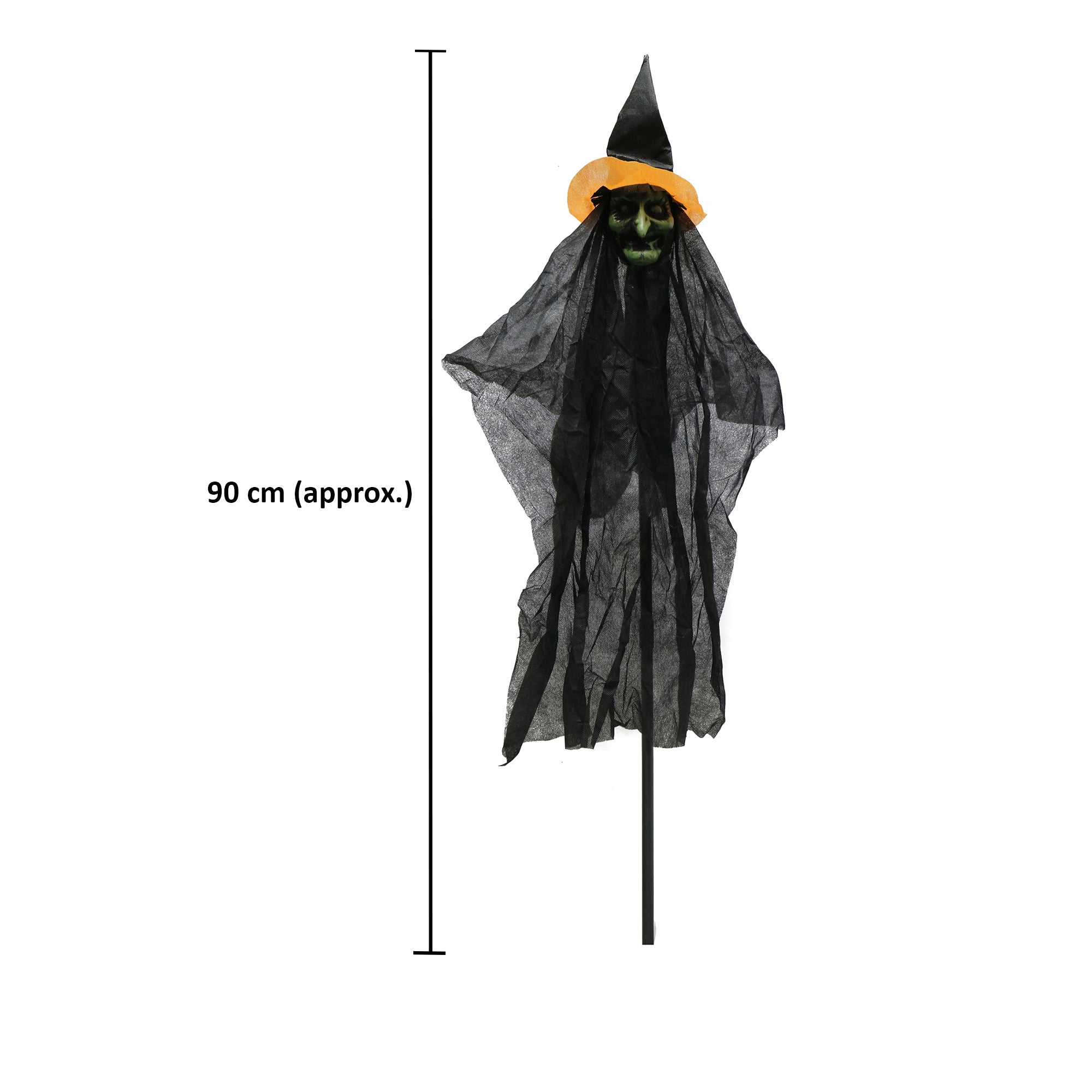 Witch Reaper Lawn Stake 9cm 1pc