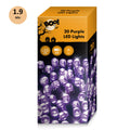 LED Lights With Battery Operated 1.9m Lenth Purple 2pc