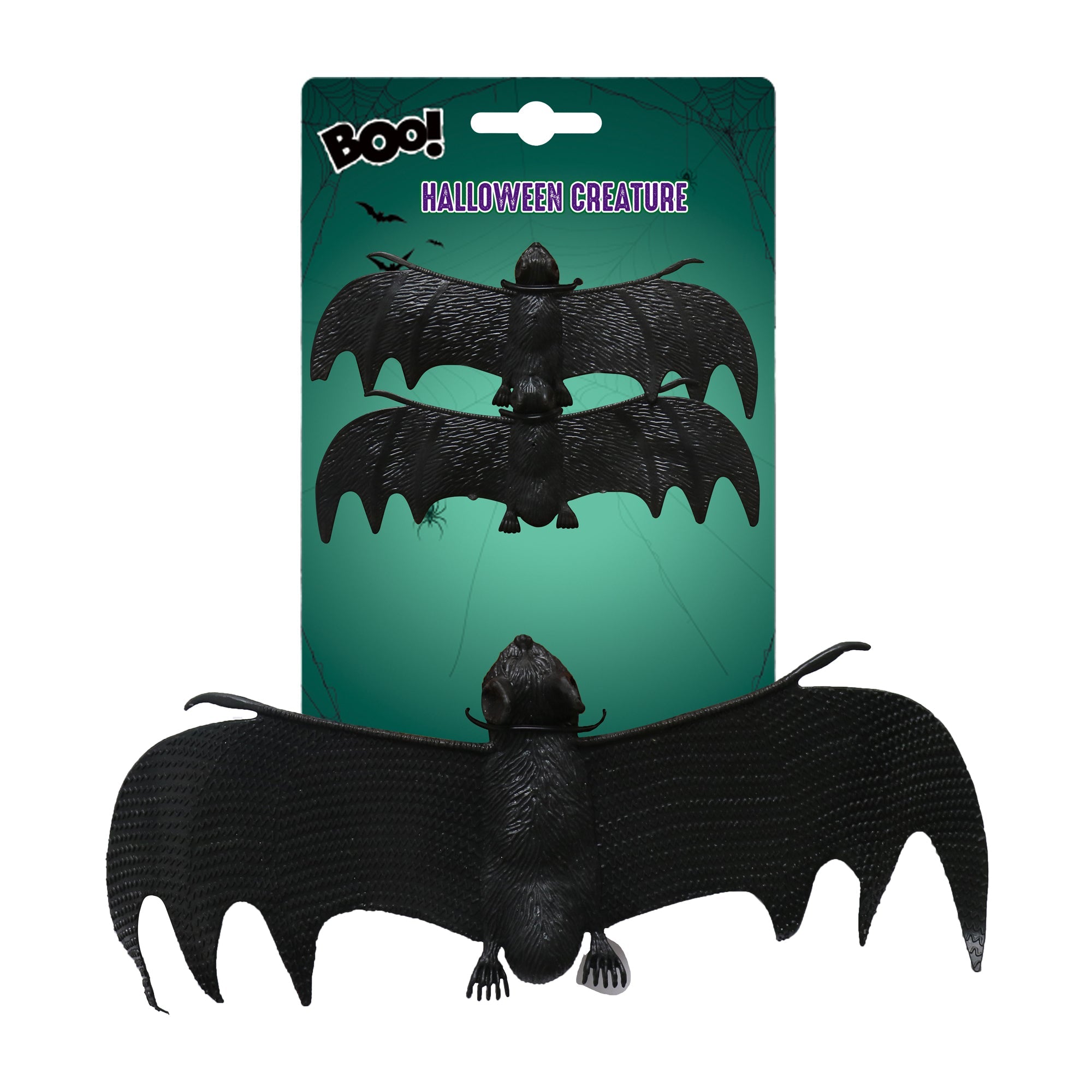 Halloween Creature Bat Set Black 3Pc
