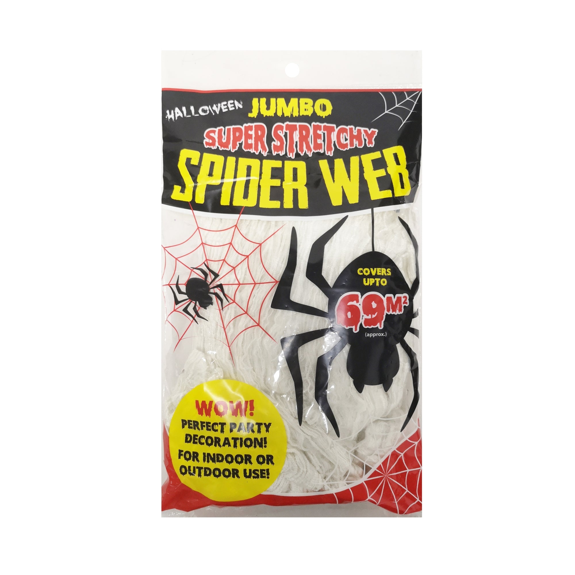 Jumbo Spider Web 69M White 220G