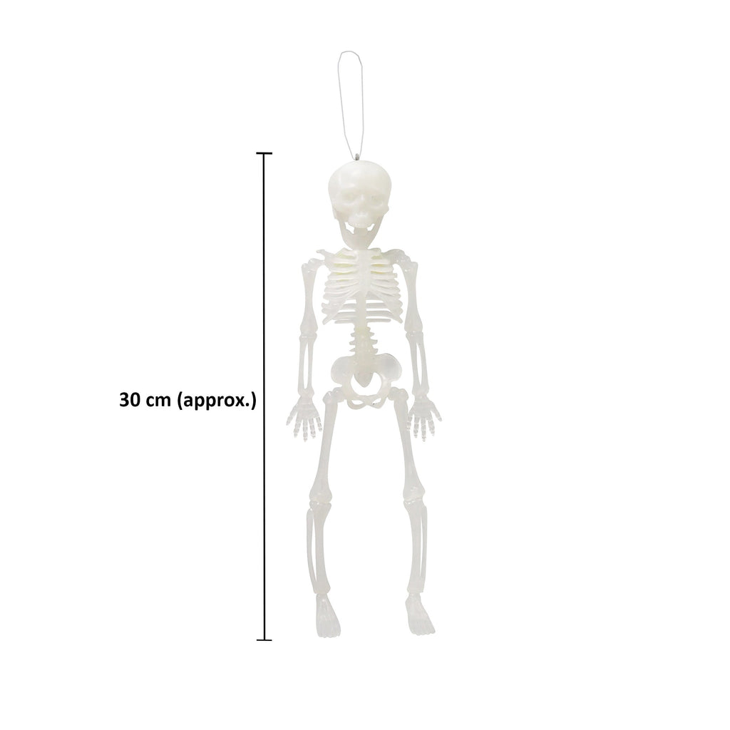 Hanging Skeleton 30cm Transparent
