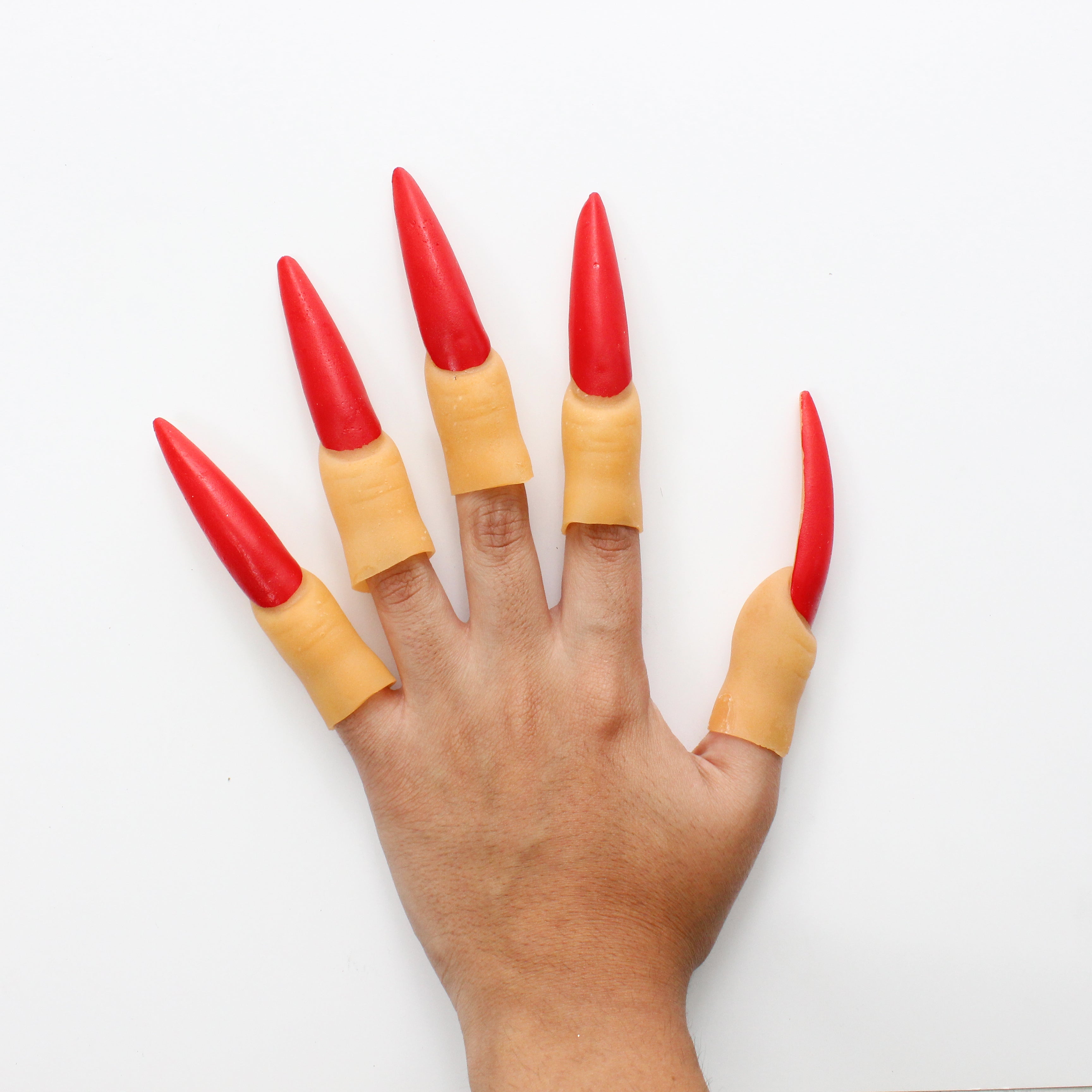 Witch Dress Up Fingers Red 5Pc