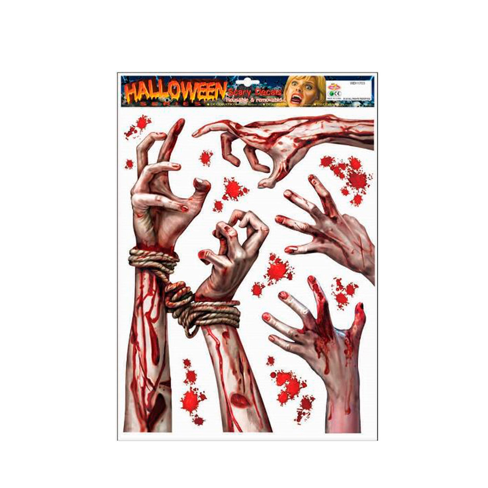 Bloody Window Cling 1Sheet