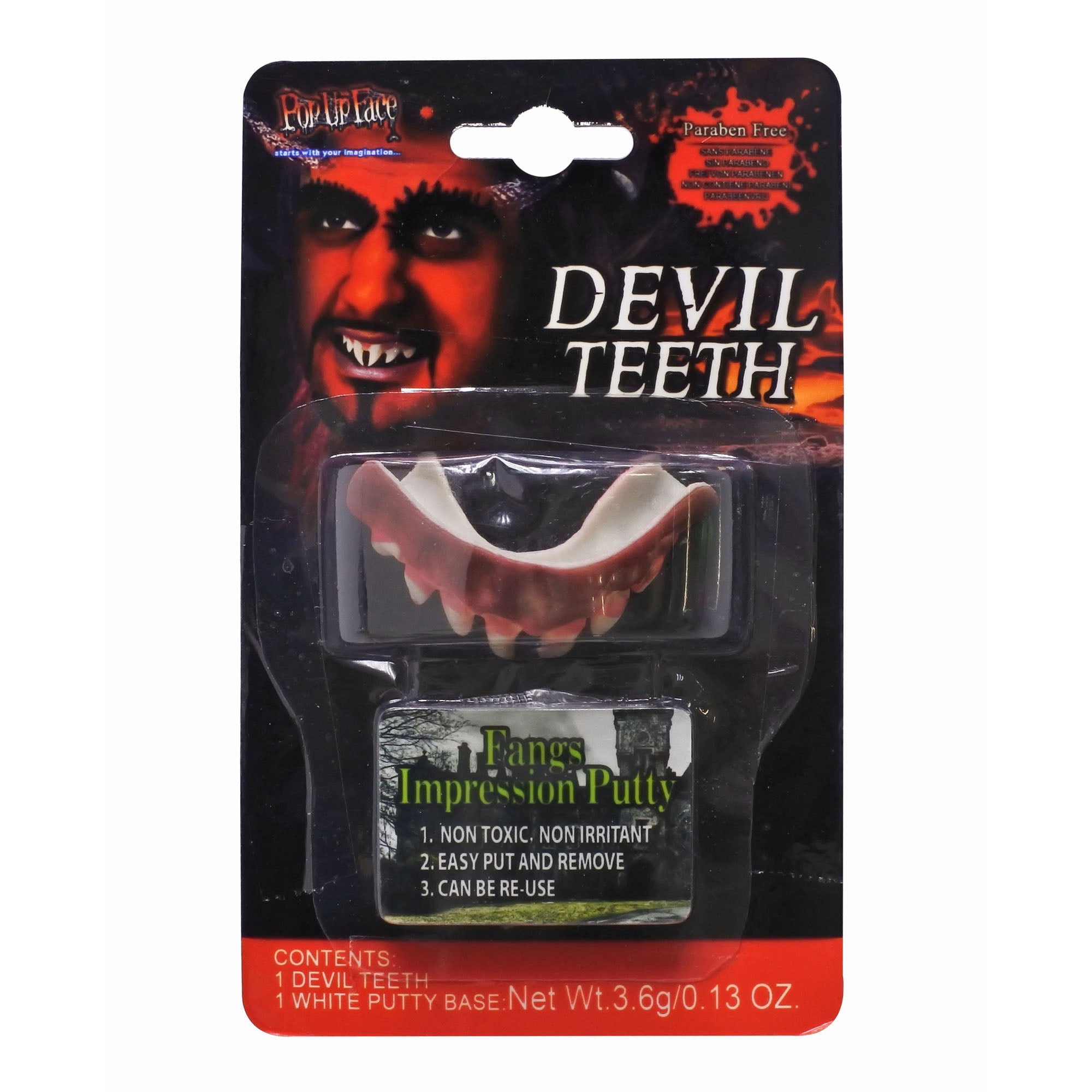 Devil Teeth 1Set Blister Ub