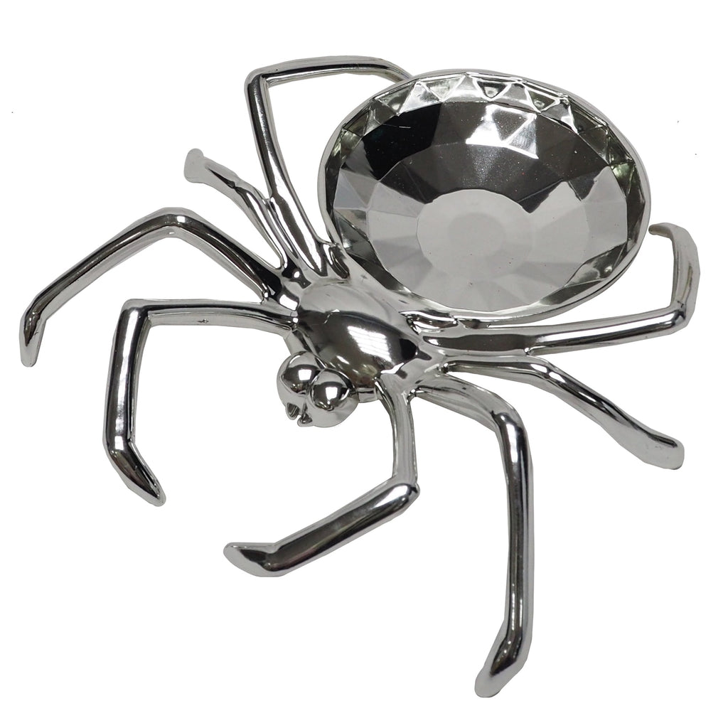 Halloween Spider Bowl Silver 23cm