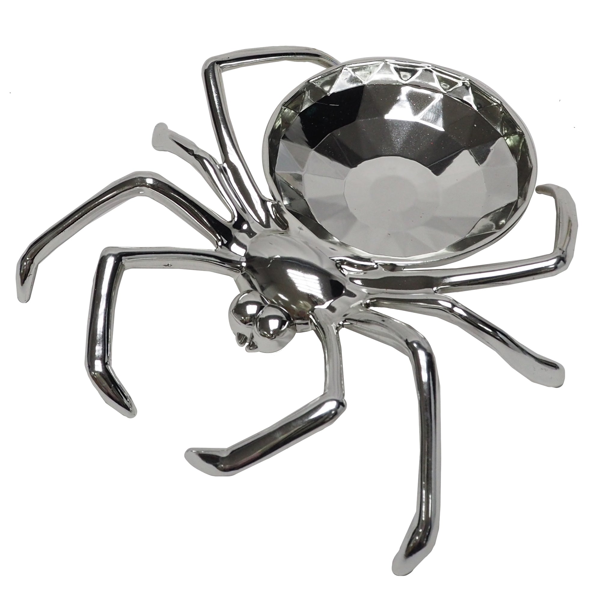 Halloween Spider Bowl Silver 23cm