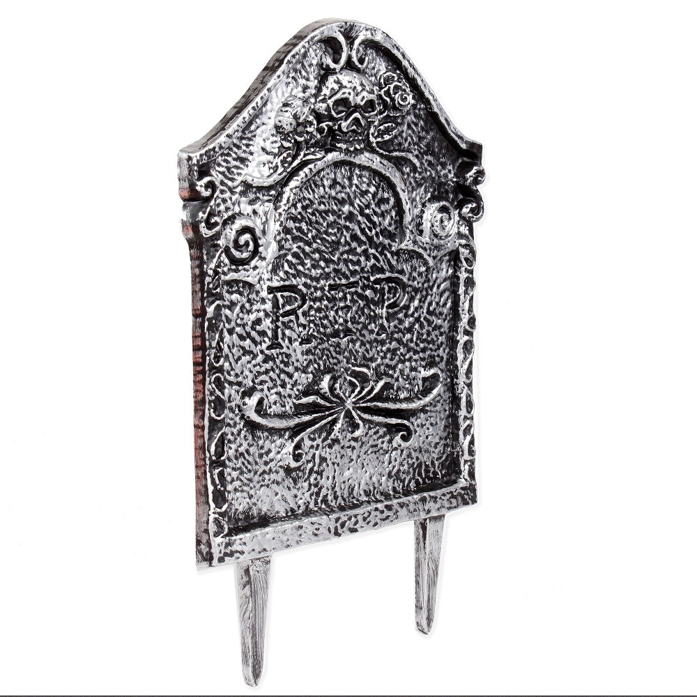 Tombstone Lawn Stake - Grey Rip 1pc