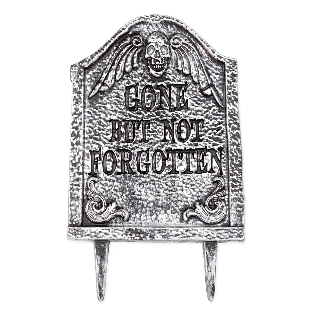 Tombstone Lawn Stake - Grey Gone but not Forgotten 1pc