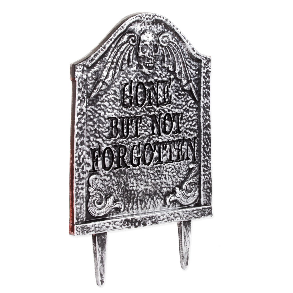 Tombstone Lawn Stake - Grey Gone but not Forgotten 1pc