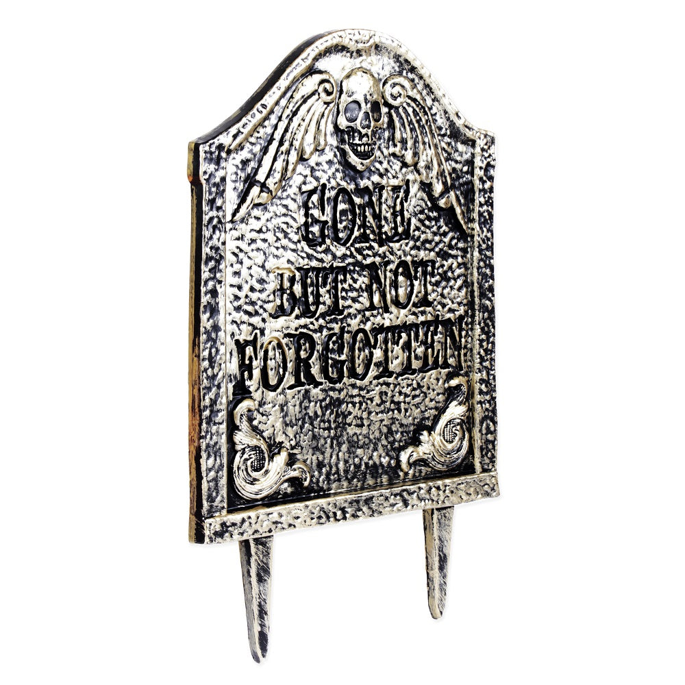 Tombstone Lawn Stake Gold - Gone but not Forgotten 1pc