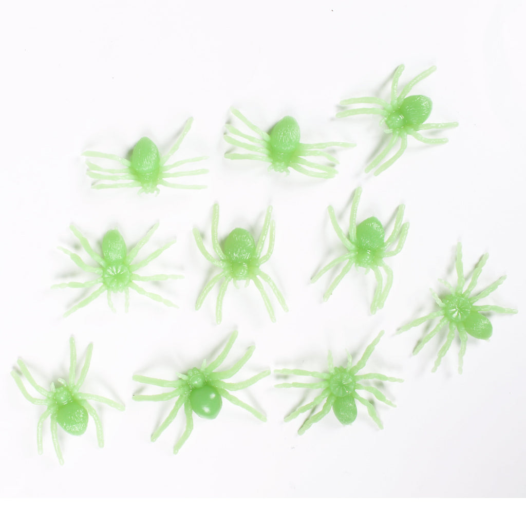 Glow in the Dark - Spiders 10pc
