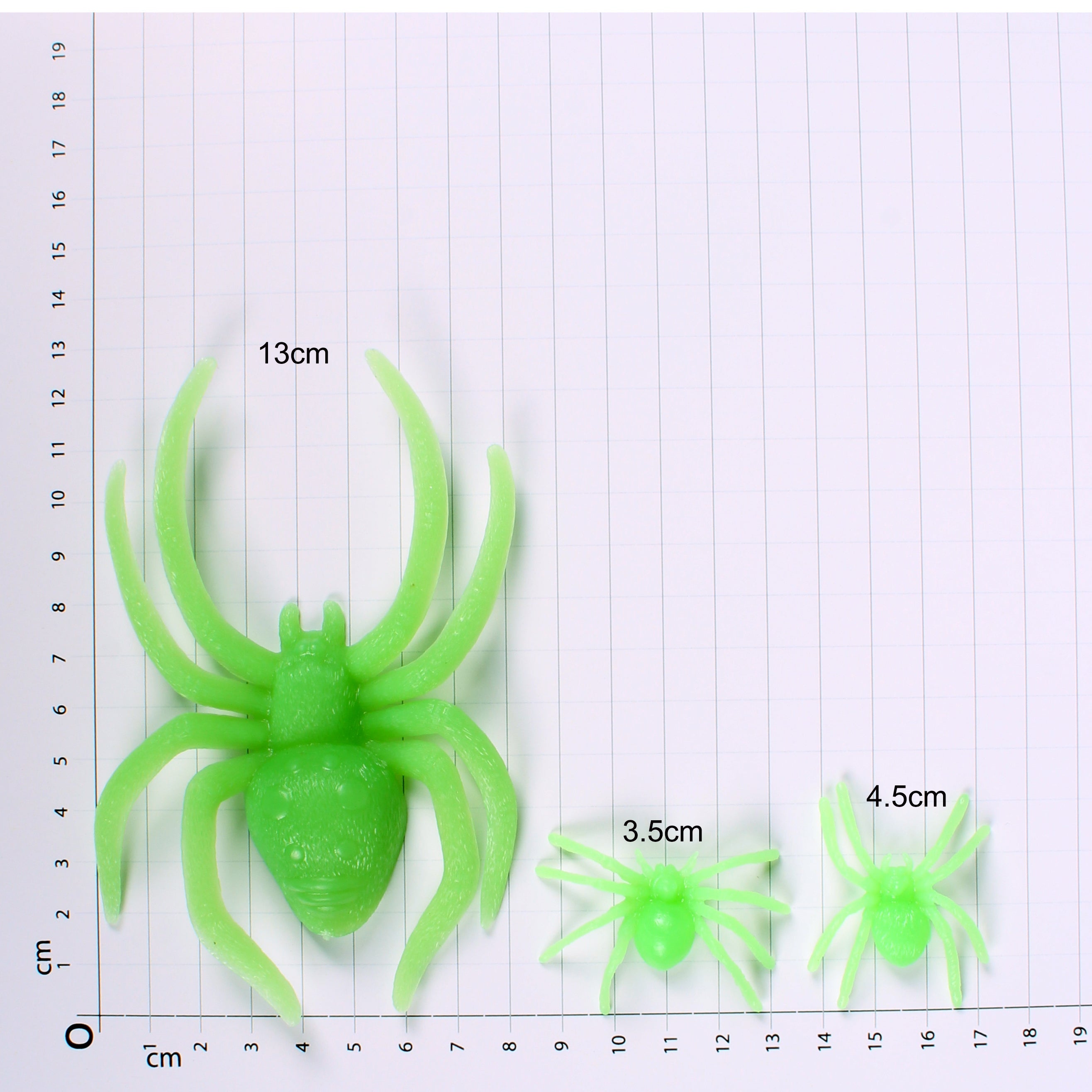 Glow in the Dark - Spiders 6pc