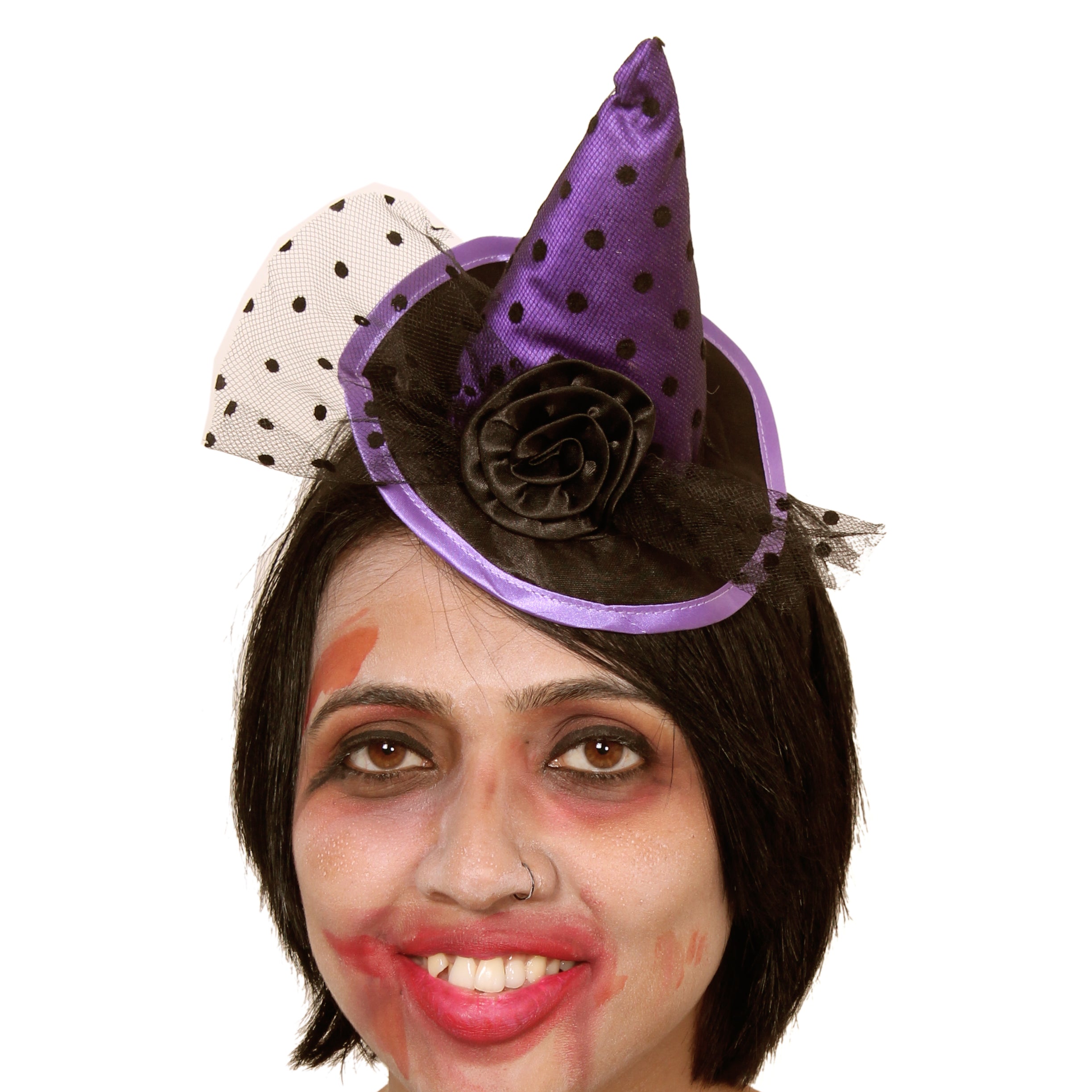 Witch Headband - Purple 1pc