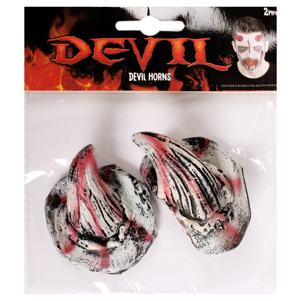 Devil Horns Black - Demon Horn 2pc