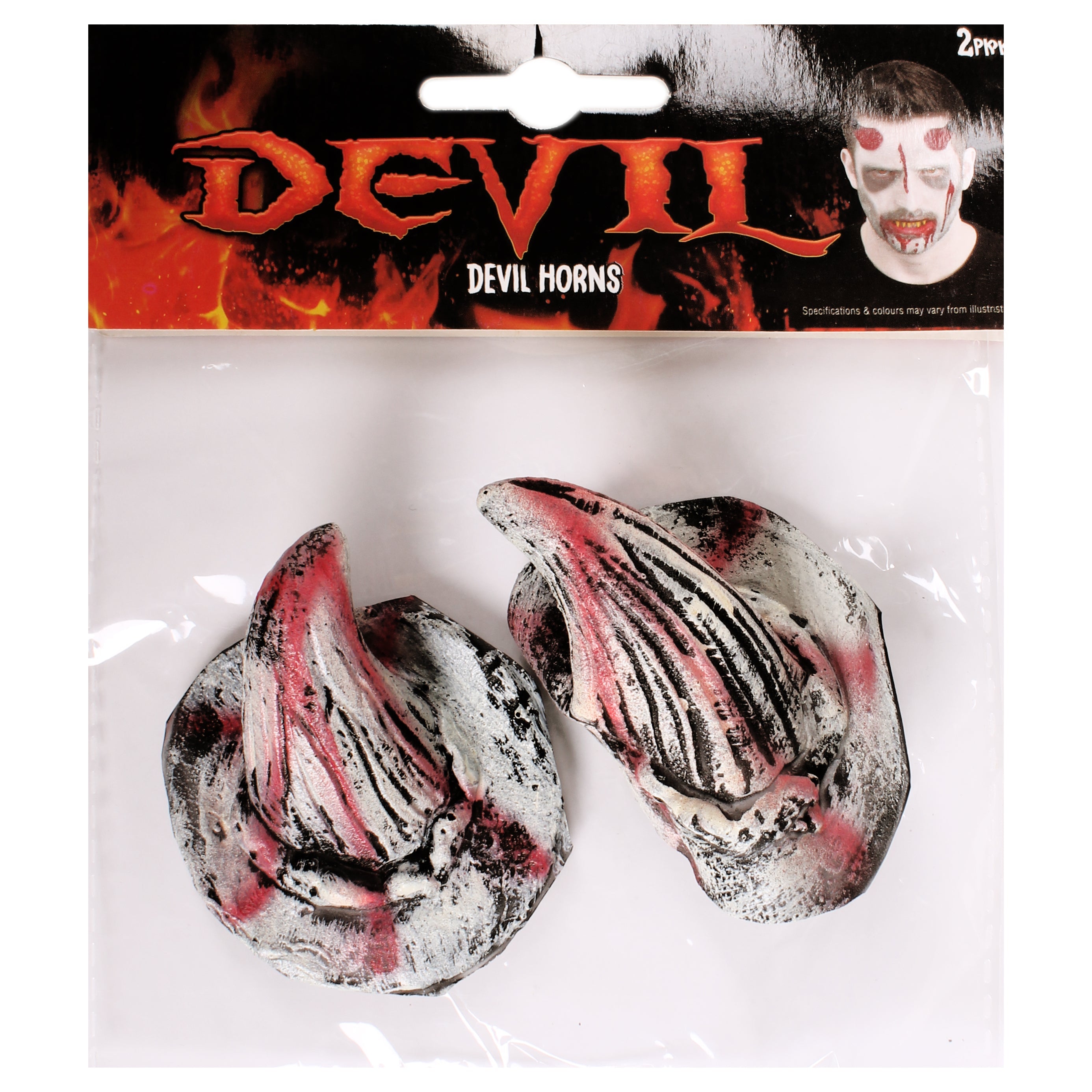 Devil Horns Black - Demon Horn 2pc