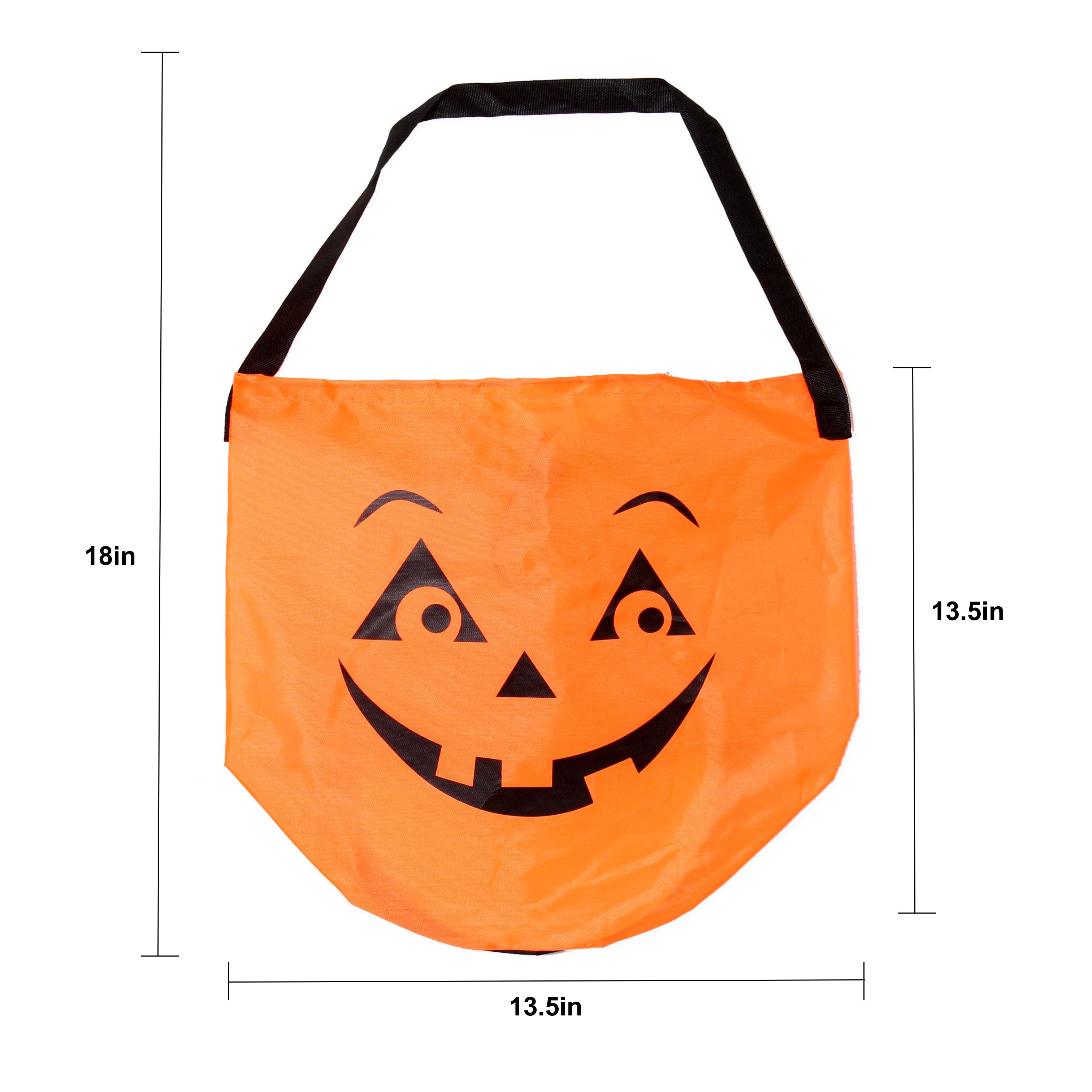 Trick or Treat Sacks - Orange 31.5 cm 1pc