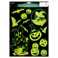Glow in the Dark - Window Stickers Assorted design 30cm 1sheet