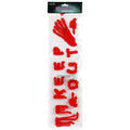 Gel Stickers - Keep Out 50cm 1pc